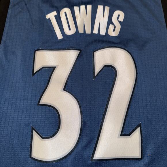 Minnesota Timberwolves KARL-ANTHONY TOWNS Jersey Men Sz 2XL Basketball Length +2 - Picture 8 of 11
